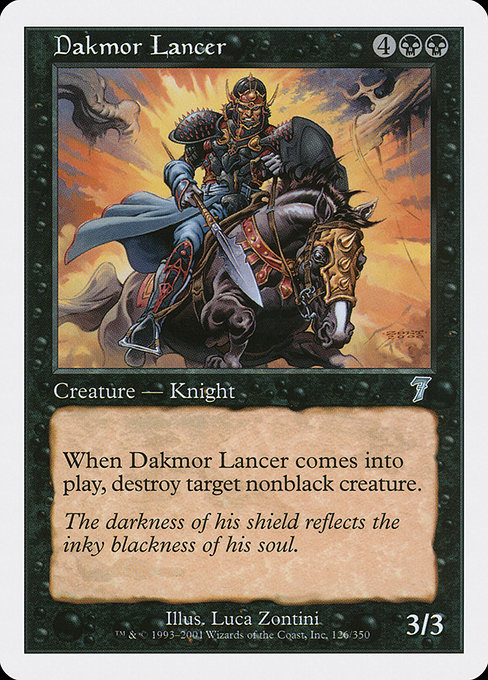 Dakmor Lancer (Seventh Edition #126)
