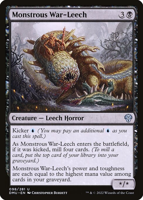 Monstrous War-Leech card image