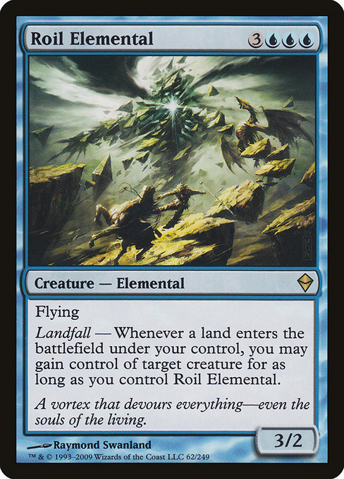 Roil Elemental (Zendikar #62)