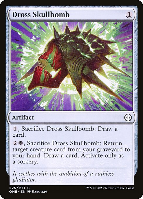 Dross Skullbomb (Phyrexia: All Will Be One #225)