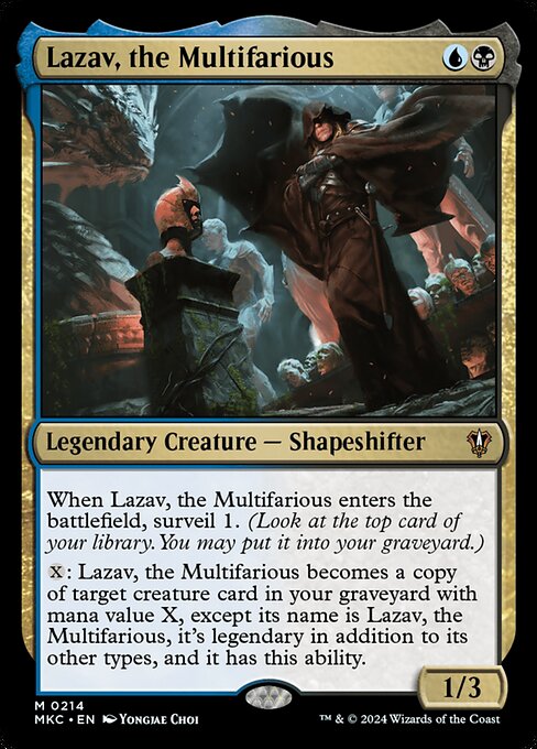 Lazav, the Multifarious (Murders at Karlov Manor Commander #214)