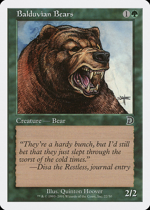Balduvian Bears (Deckmasters #22)