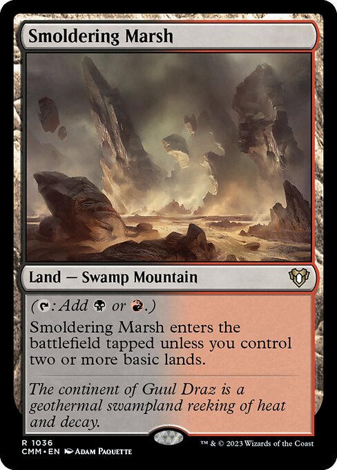 Smoldering Marsh (Commander Masters #1036)