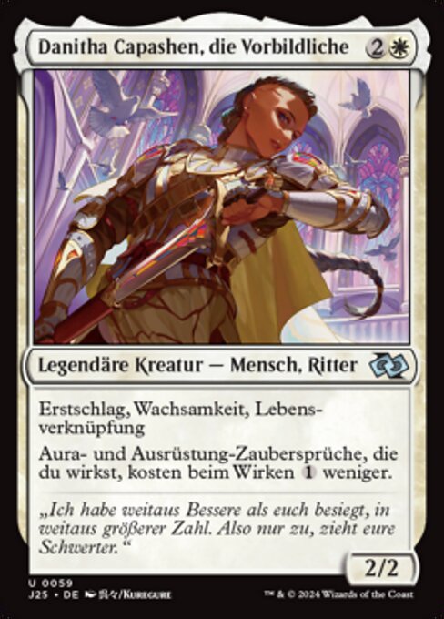 Danitha Capashen, die Vorbildliche
