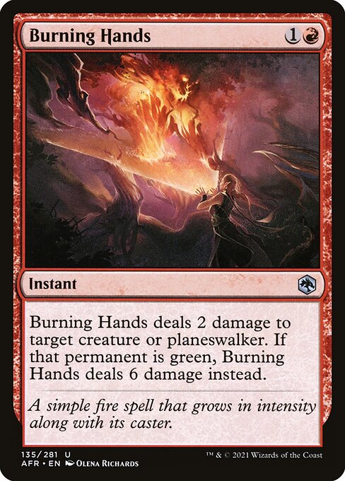 Burning Hands card image