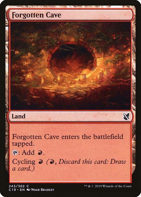 Forgotten Cave (Commander 2019 #243)