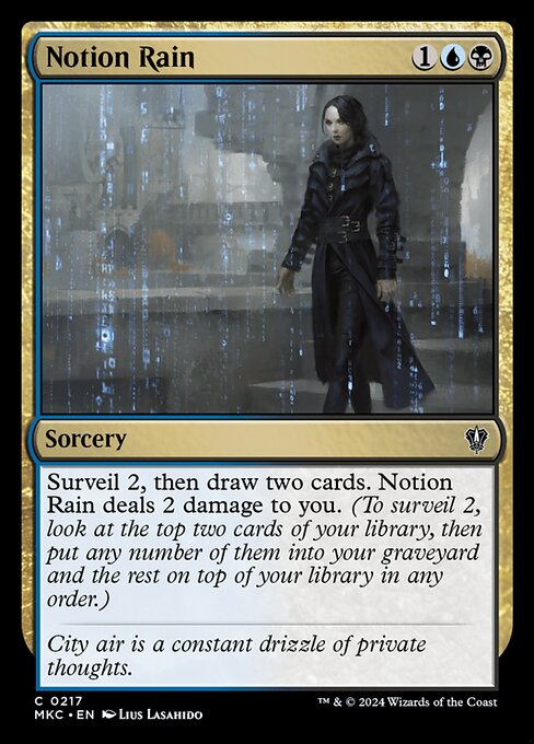 Notion Rain (Murders at Karlov Manor Commander #217)