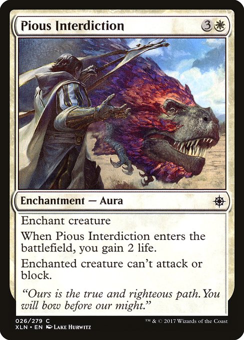 Pious Interdiction (Ixalan #26)