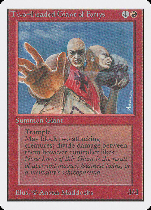 Two-Headed Giant of Foriys (Unlimited Edition #180)