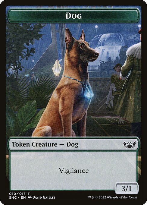 Dog (Streets of New Capenna Tokens #10)