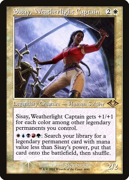 Sisay, Weatherlight Captain (Modern Horizons 1 Timeshifts #6)
