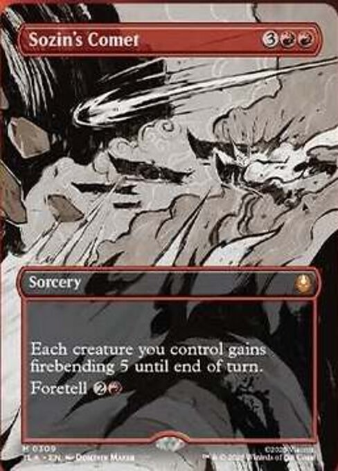 Sozin's Comet magic the gathering card art