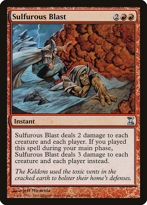 Sulfurous Blast (Time Spiral #180)