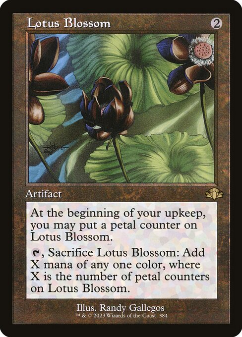 Lotus Blossom (Retro Frame)