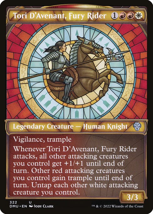 Tori D'Avenant, Fury Rider (Dominaria United #322)