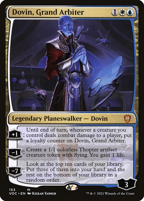 Dovin, Grand Arbiter (Crimson Vow Commander #153)