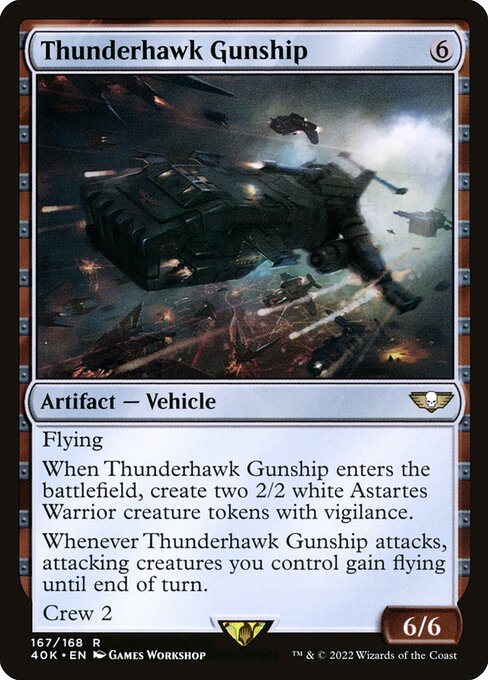 Thunderhawk Gunship (Warhammer 40,000 Commander #167)