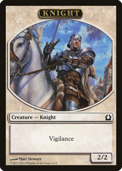 Knight (Return to Ravnica Tokens #2)
