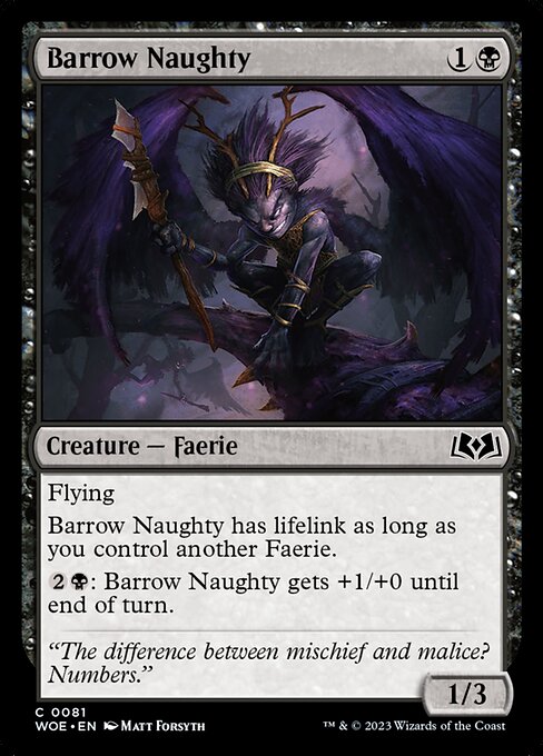 Barrow Naughty card image