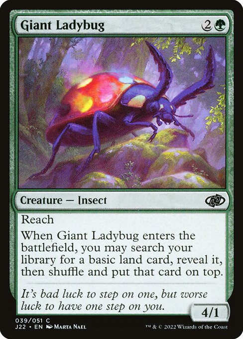 Giant Ladybug card image