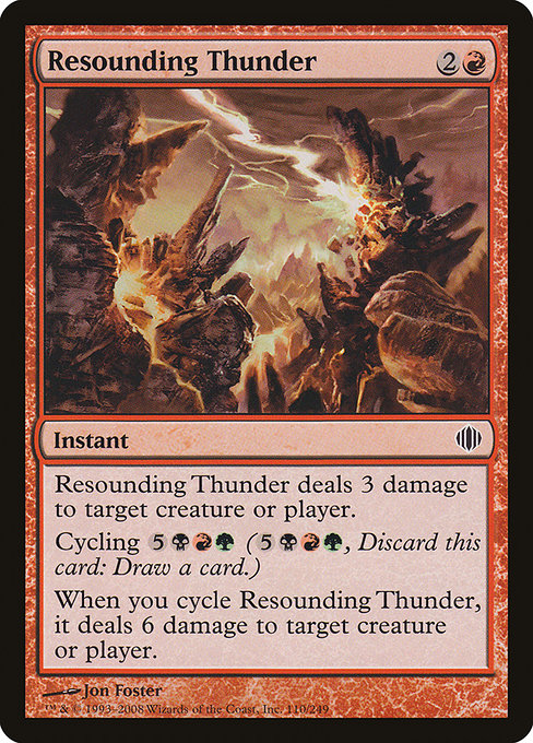 Resounding Thunder (Shards of Alara #110)