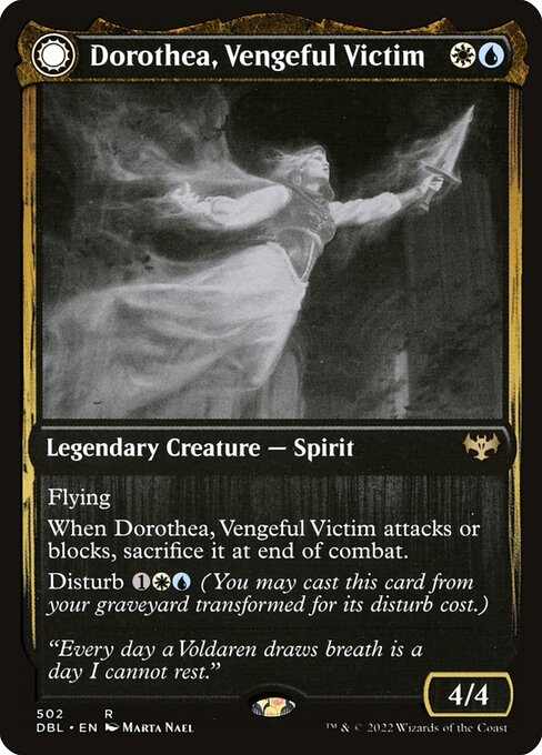 Dorothea, Vengeful Victim // Dorothea's Retribution (dbl) 502