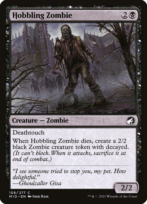 Hobbling Zombie card image