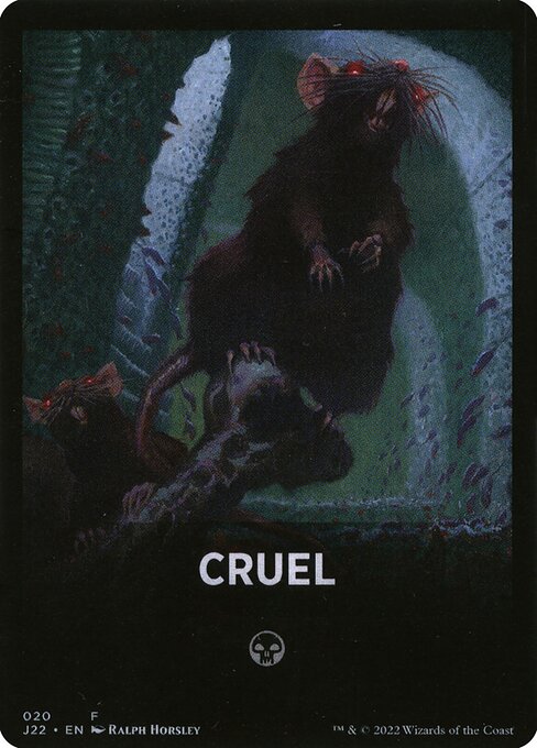 Cruel (Jumpstart 2022 Front Cards #20)