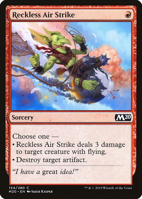 Reckless Air Strike (Core Set 2020 #154)