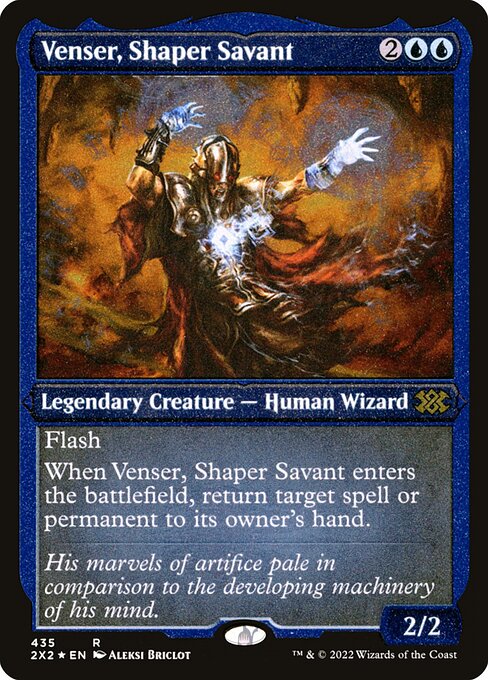 Venser, Shaper Savant (Double Masters 2022 #435)