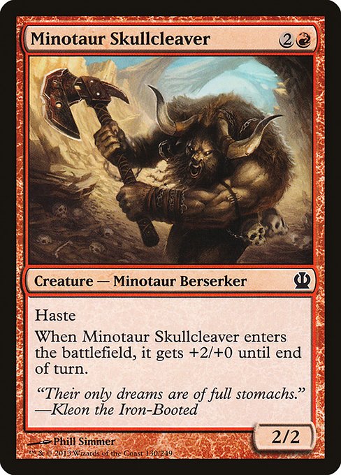 Minotaur Skullcleaver card image