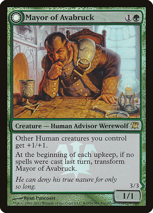 Mayor of Avabruck // Howlpack Alpha card image