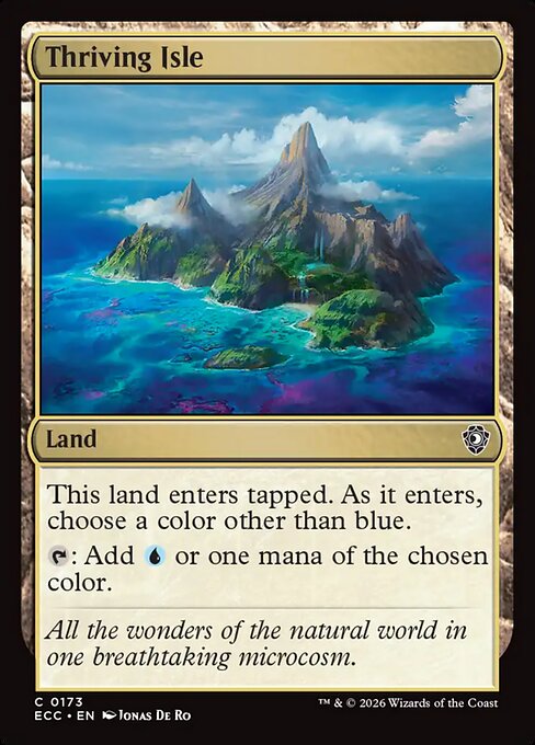 Thriving Isle magic the gathering card art
