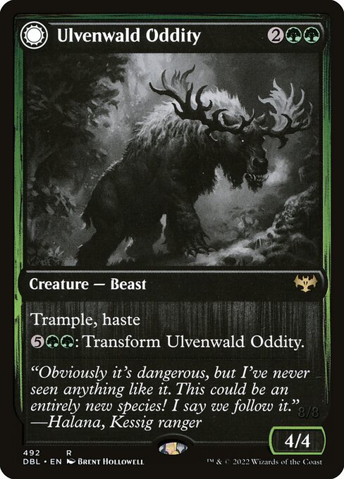 Ulvenwald Oddity // Ulvenwald Behemoth card image