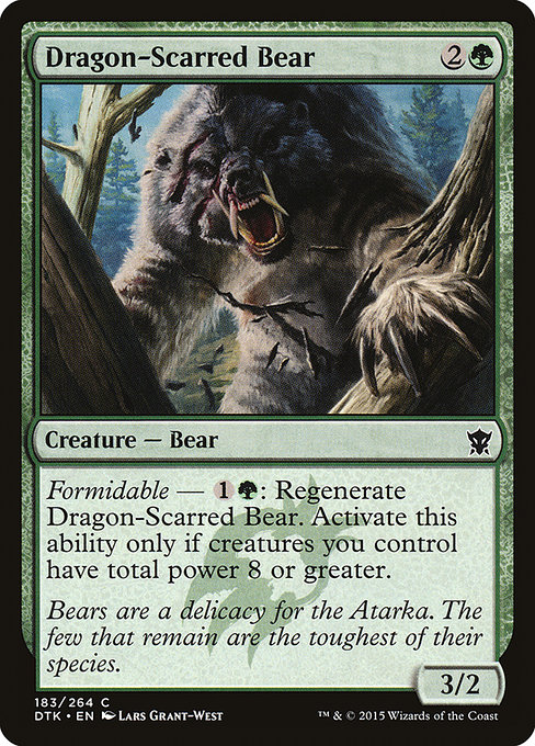 Dragon-Scarred Bear (Dragons of Tarkir #183)