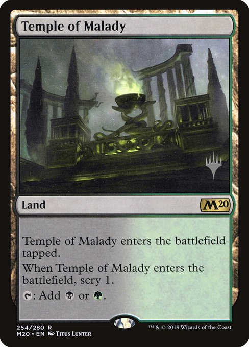 Temple of Malady (Core Set 2020 Promos #254p)