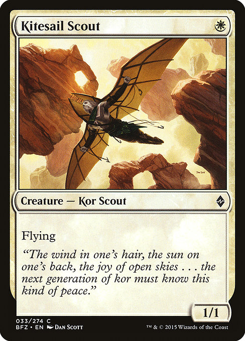 Kitesail Scout (Battle for Zendikar #33)