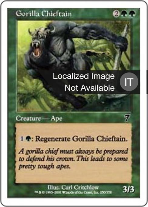 Gorilla Chieftain (Seventh Edition #250)