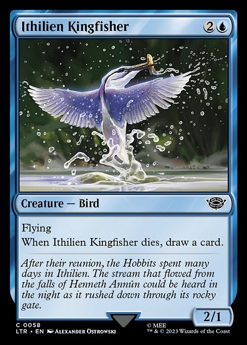 Martin-pêcheur d'Ithilien|Ithilien Kingfisher