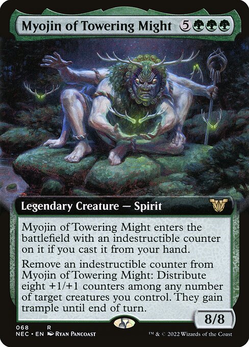 Myojin of Towering Might (Extended Art)