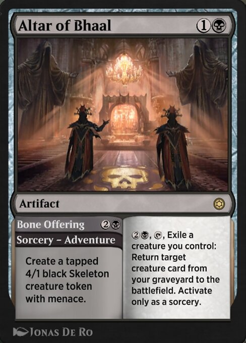 Altar of Bhaal // Bone Offering (Alchemy Horizons: Baldur's Gate #139)