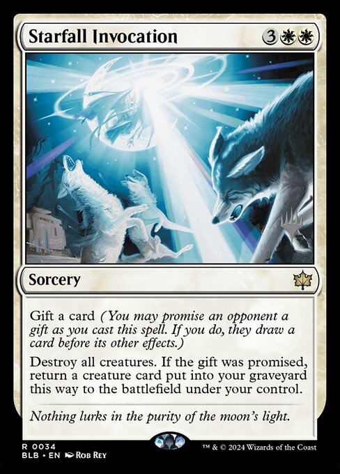 Starfall Invocation (Bloomburrow Promos #34p)