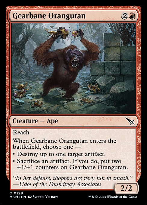 Gearbane Orangutan card image