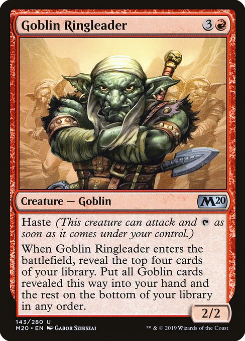 Goblin Ringleader (m20) 143