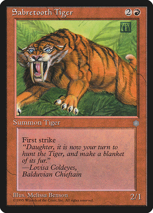 Sabretooth Tiger (ICE)
