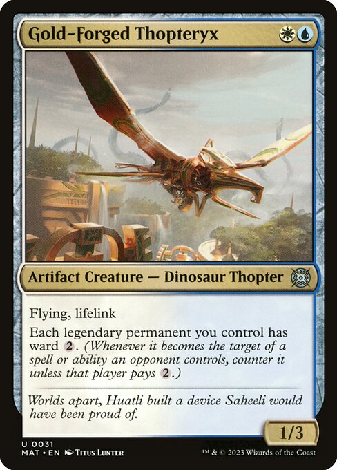 Gold-Forged Thopteryx (MAT)