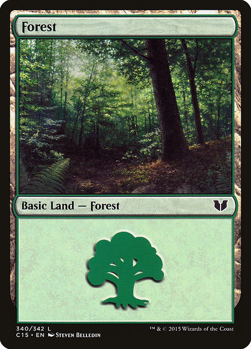 Forest (Commander 2015 #340)