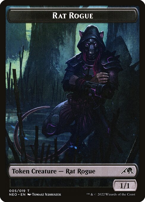 Rat Rogue (Kamigawa: Neon Dynasty Tokens #5)