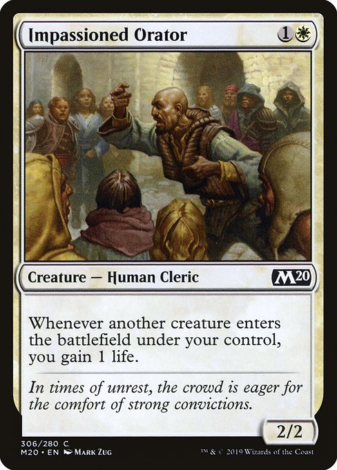 Impassioned Orator (Core Set 2020 #306)