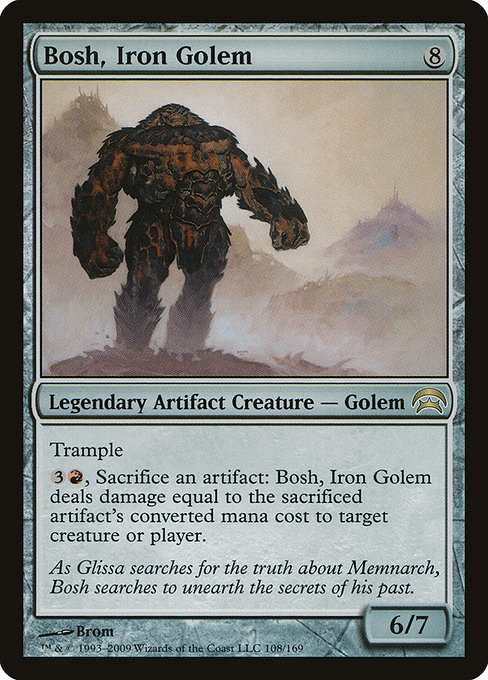 Bosh, Iron Golem (Planechase #108)